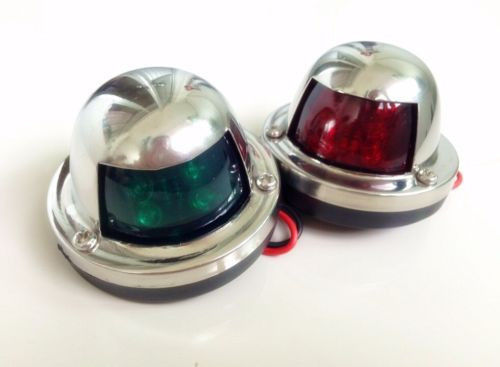 Boat Navigation Red Green Bow Zinc Alloy Shell Uscg 2nm Led