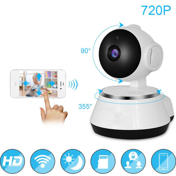 720P Home Security IP Camera Wireless Smart WiFi Camera WI-FI Audio Record Surveillance Baby Monitor HD Mini CCTV Camera iCSee - PanasiaMarine.Com