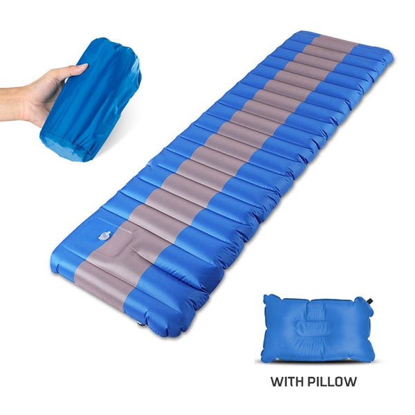 Self Inflating Camping Airbed Sleeping Swimming Pool Floating Pad Pad Outdoor Mats Moistureproof Inflatable Air Mattress - PanasiaMarine.Com
