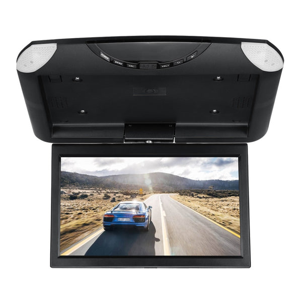 10.1 Inch Car Roof Monitor + Remote Controller Ceiling Mount Flip Down LCD Digital Screen DVD Player IR Transmitter Dome Light - PanasiaMarine.Com