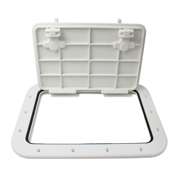 Non-slip Marine Deck Access Hatch Lid ABS Plastic Boat Accessories Marine  16.7 x 12.4 x 0.8 inch White - PanasiaMarine.Com