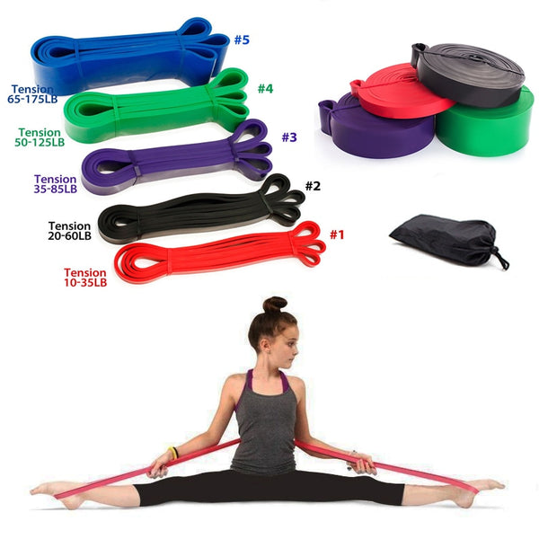 6 Level Yoga Training Belt Pull Up Resistance Bands Sets Athletic Power Rubber Bands Heavy Duty Workout Fitness Equipment - PanasiaMarine.Com