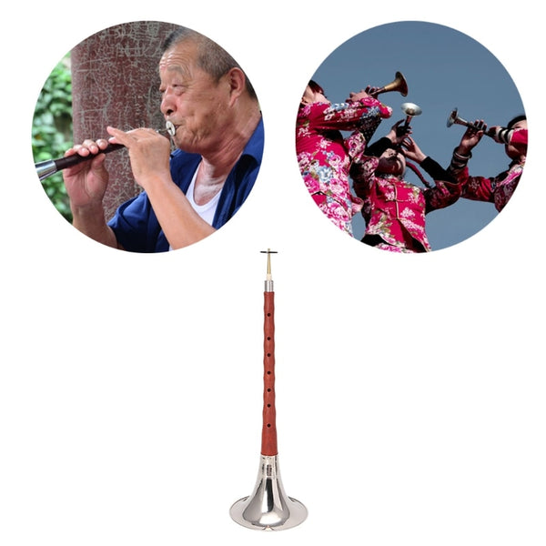 High Quality Chinese Folk Wind Musical Instrument Suona / Shanai Key of bB C D F - PanasiaMarine.Com