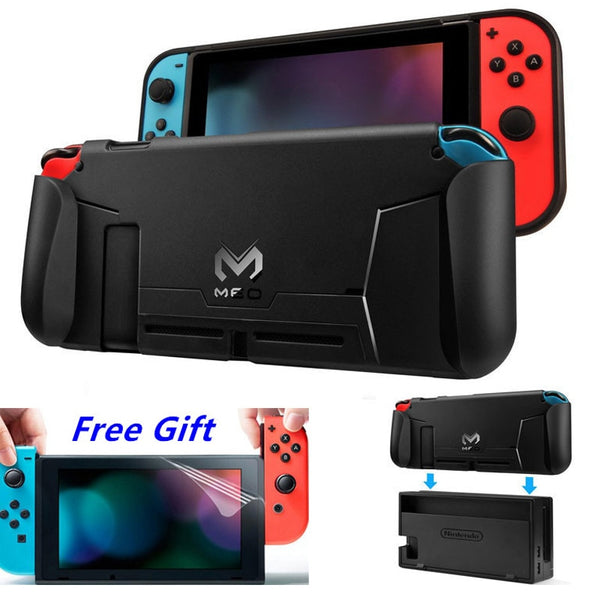 Nintend Switch Accessories Protective Case Guard Cover TPU Shell Docking Handle Grips w/ Card Slot For Nintendos Nintendoswitch - PanasiaMarine.Com