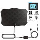 200 Miles Digital TV Antenna 25DB HDTV Antenna With Amplifier Booster Radius Fox DVB-T2 Indoor Satellite signal receiver Aerial - PanasiaMarine.Com