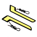 LEEPEE 2Pcs/Set DC 12V Car Fog Lamps External Light Universal LED Car DRL Car-styling COB Daytime Running Lights - PanasiaMarine.Com