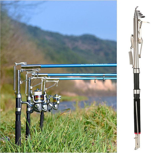 Automatic Fishing Rod 2.4/2.7M Sensitive Telescopic Fishing Pole Rod Sea Device Ice Glass Fiber Carp Fishing Tackle De Pesca - PanasiaMarine.Com