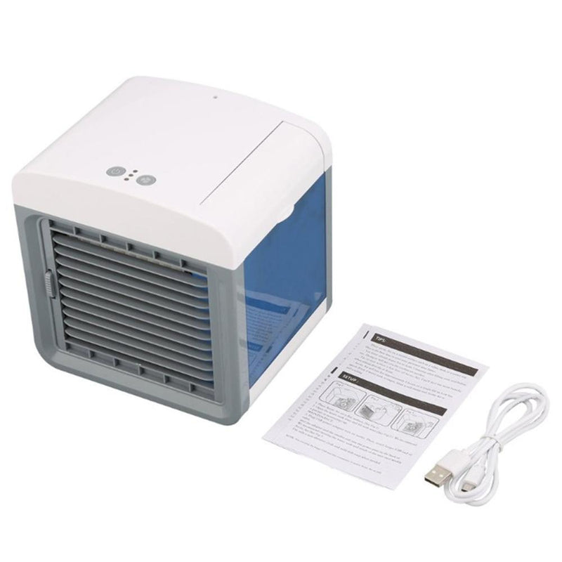 Convenient Air Cooler Fan Portable Digital Air Conditioner Humidifier Space Easy Cool Purifies Air Cooling Fan for Home Office - PanasiaMarine.Com
