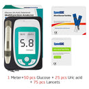 3in1 MultiFunction Analyzer blood glucose meter Test Cholesterol&Uric acid Diabetes tester Gout Device with Test Strips &Lancet - PanasiaMarine.Com