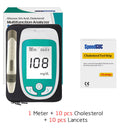 3in1 MultiFunction Analyzer blood glucose meter Test Cholesterol&Uric acid Diabetes tester Gout Device with Test Strips &Lancet - PanasiaMarine.Com