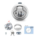 Flush Pull Slam Latch Hatch With Lock 1/2 Inch Door For RV Marine Boat Suitable For Replacement For Southco M1-43 - PanasiaMarine.Com