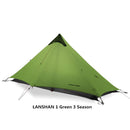 2019 LanShan 2 FLAME'S CREED 2 Person Outdoor Ultralight Camping Tent 3 Season Professional 15D Silnylon Rodless Tent - PanasiaMarine.Com