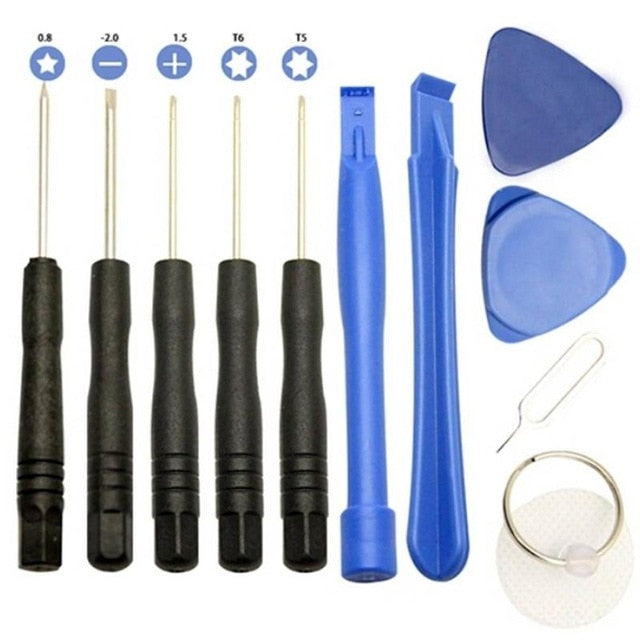 Professional 11 in 1 Cell Phones Opening Pry Repair Tool Kits Smartphone Screwdrivers Tool Set For iPhone Samsung HTC Moto Sony - PanasiaMarine.Com