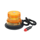 4" Inch Dome 12 LED Magnet Mount Construction Vehicle Car Warning Strobe Light Beacon Amber Red Blue Police Flashing Lights - PanasiaMarine.Com