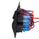 Waterproof Auto Boat Marine LED Rocker Switch Panel Circuit Breakers - PanasiaMarine.Com