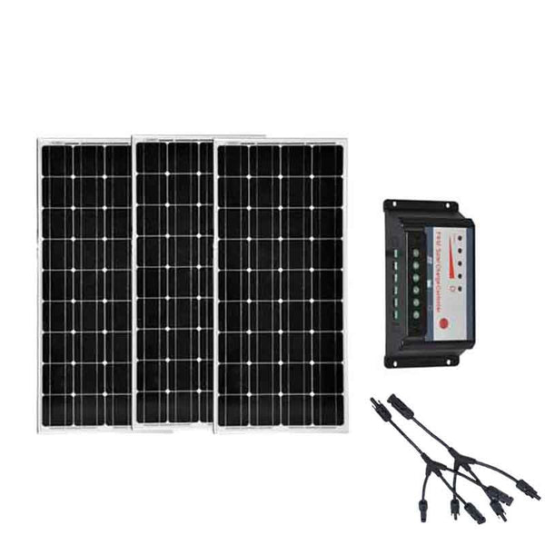Kit Pannello Solare 12v 100w Solar Car Charger Solar Charge Controller 12v/24v 10A Yacht Boat Marine Solar Tuinverlichting - PanasiaMarine.Com