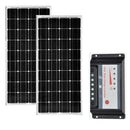 Solar Panel Module Kit 200w Solar Charge Controller 12V/24V 20A  PWM LED Street Light Car Caravan Motorhome RV Boat Marine Camp - PanasiaMarine.Com