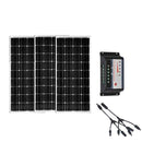 Solar Panel 12V 100W 3 Pcs/Lot Solar Charge Controller 12V/24v 30A 3 In1 Conenector Marine Yacht Boat Solar Home System - PanasiaMarine.Com
