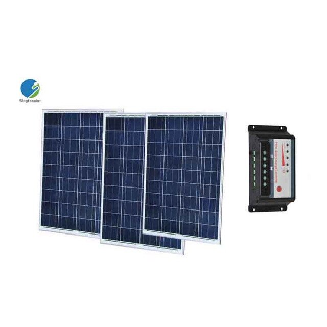 Solar Panel 12v 100w 3 Pcs Solar Kit 300w Solar Charge Controller 12v/24v 30A Yacht Boat Caravan Marine Autocaravanas Camp Car - PanasiaMarine.Com