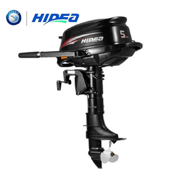 HIDEA Wholesale and Retails Water Cooled 4-stroke 5 HP marine engine outboard motor for boats long shaft - PanasiaMarine.Com