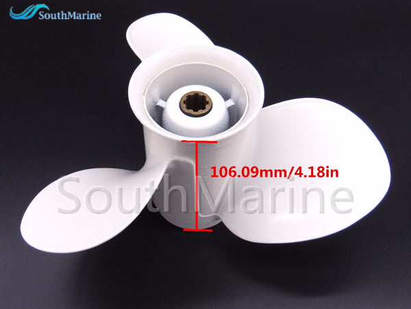 F15-06090000-8 F15-06090000 Propeller Assy for Parsun HDX Makara F9.9 F15 F15A F20A T15 T9.9 9 1/4x8-J Outboard Motor - PanasiaMarine.Com