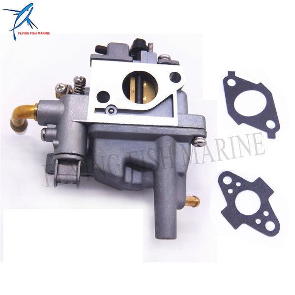 Outboard Motor 69M-14301-10 Carburetor Assy and 69M-E3645-A0 69M-E3646-A0 Gasket for Yamaha 4-stroke F2.5 Boat Engine - PanasiaMarine.Com