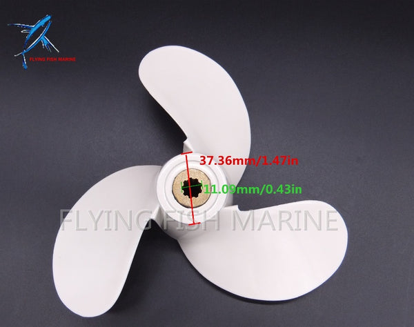 7 1/4x6-BS Boat Engine Propeller for Yamaha 2.5HP 3HP 4HP 5HP F2.5A 3A Malta Outboard Motor 7 1/4 x 6 BS - PanasiaMarine.Com