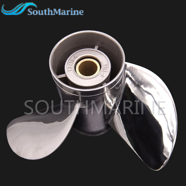 Outboard 688-45970-03-98 Boat Motor Stainless Steel Propeller 13x19-K for Yamaha 60HP 70HP 75HP 80HP 85HP 90HP 115HP 130HP - PanasiaMarine.Com