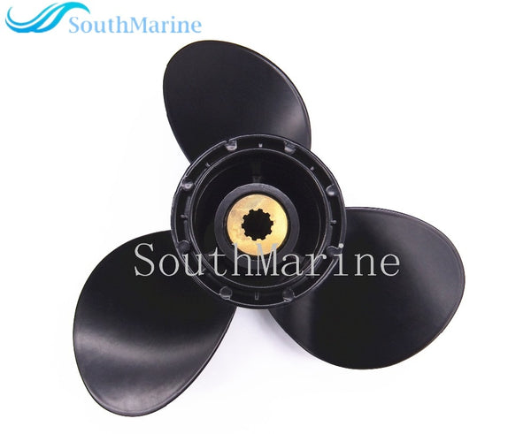 Aluminum Alloy Propeller 9 1/4X9 for Suzuki 9.9HP 15HP Outboard Motors 9 1/4 X 9 - PanasiaMarine.Com