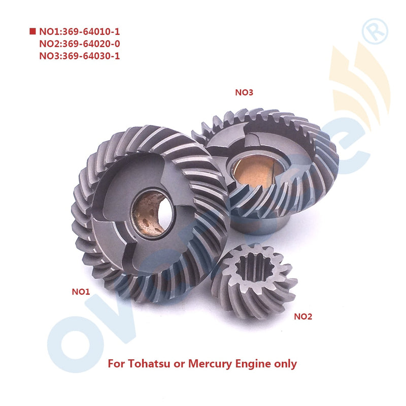 For Tohatsu Nissan Outboard Motor Gear 2 2.5HP 3.5 4HP 5HP 6HP 369-64020 369-64010 369-64030 FOR a SET - PanasiaMarine.Com