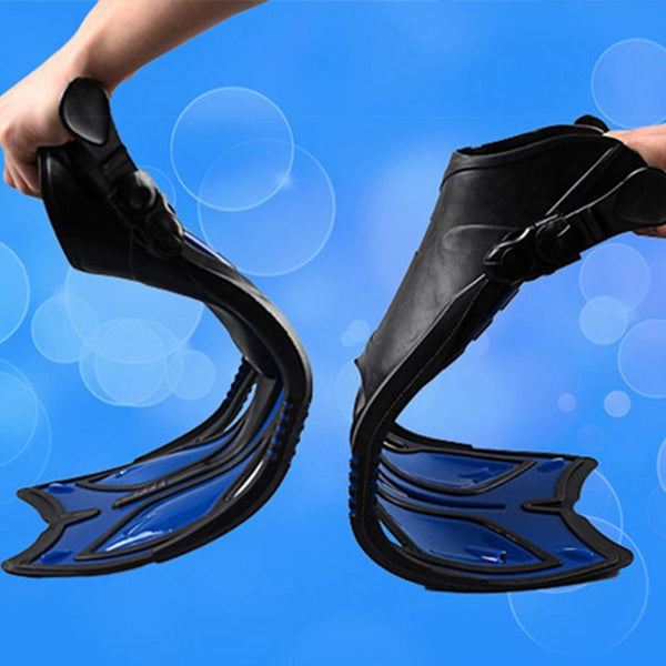 Unisex Frog Snorkeling Adjustable Ankle Long Hydrofoil Guiding Swimming Flippers - PanasiaMarine.Com