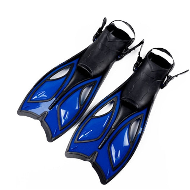 Unisex Frog Snorkeling Adjustable Ankle Long Hydrofoil Guiding Swimming Flippers - PanasiaMarine.Com