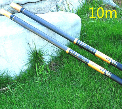 High Carbon Power Hand Rods Super Hard Long Fishing Pole 9/10/11/12/13/14m Hand Fishing Rod Fishing Tackles Pesca - PanasiaMarine.Com