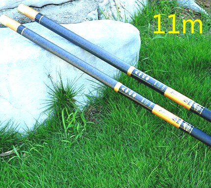 High Carbon Power Hand Rods Super Hard Long Fishing Pole 9/10/11/12/13/14m Hand Fishing Rod Fishing Tackles Pesca - PanasiaMarine.Com