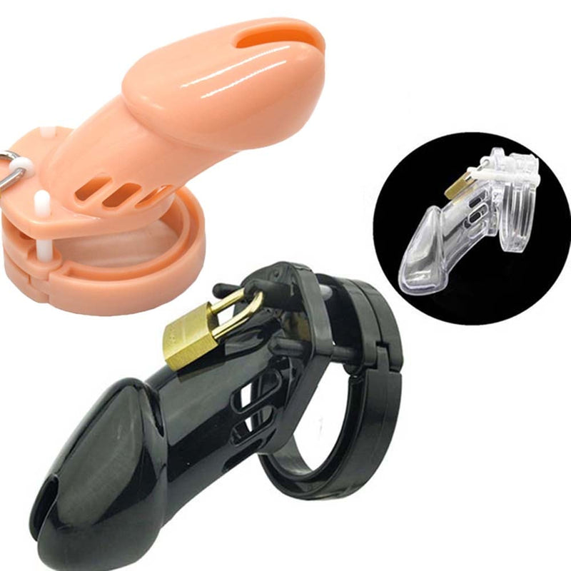Male Chastity Device Cock Cage With 5 Size Rings Brass Lock Locking Number Tags Sex Toys CB6000 - PanasiaMarine.Com