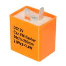 2Pin Motorcycle LED switch Flasher Turn Signal Light Speed Adjustable Electronic Relay Replacement winker Flasher relay fix - PanasiaMarine.Com