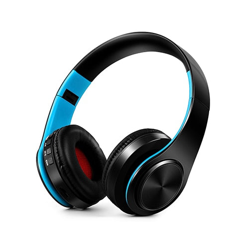 New Portable Wireless Headphones Bluetooth Stereo Foldable Headset Audio Mp3 Adjustable Earphones with Mic for Music - PanasiaMarine.Com