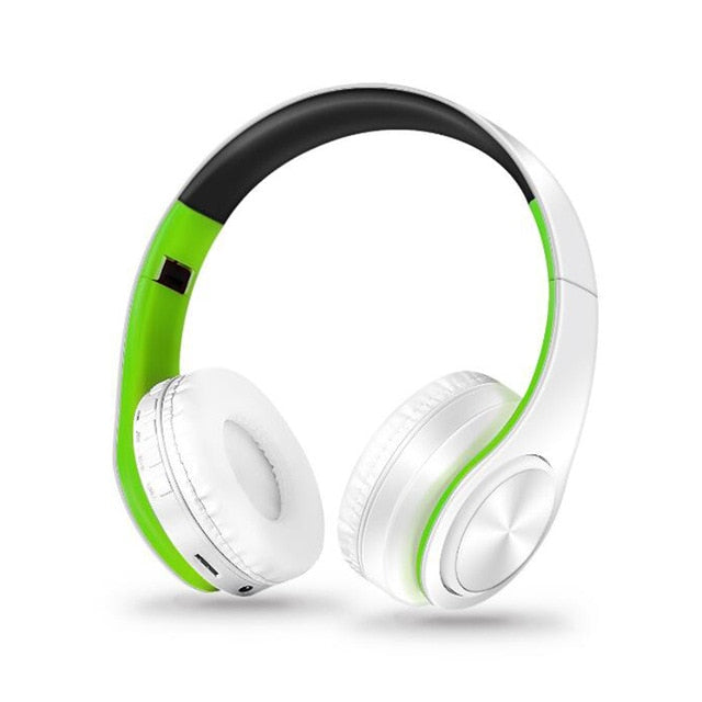 New Portable Wireless Headphones Bluetooth Stereo Foldable Headset Audio Mp3 Adjustable Earphones with Mic for Music - PanasiaMarine.Com