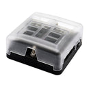 DC 12-32V Truck Motorhome Coach Boat Bus Bar Power Distribution Block Double Busbars 6-way12-way Fuse Box with LED Lights 100Amp - PanasiaMarine.Com