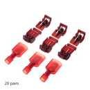 30/60PCS Electrical Wire Connectors Terminals Crimp Terminal Scotch Lock Quick Splice 22-10AWG Electrical Car Audio Kit Tool Set - PanasiaMarine.Com