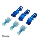 30/60PCS Electrical Wire Connectors Terminals Crimp Terminal Scotch Lock Quick Splice 22-10AWG Electrical Car Audio Kit Tool Set - PanasiaMarine.Com