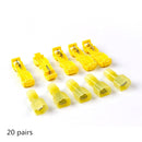 30/60PCS Electrical Wire Connectors Terminals Crimp Terminal Scotch Lock Quick Splice 22-10AWG Electrical Car Audio Kit Tool Set - PanasiaMarine.Com