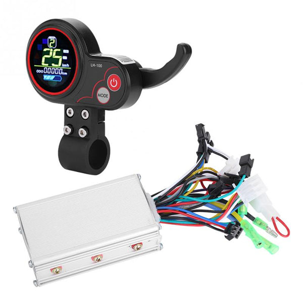 24V 36V 48V 60V 250W/350W Electric Bicycle Bike Scooter Controller LCD Display Control Panel with Shift Switch E-bike Accessory - PanasiaMarine.Com