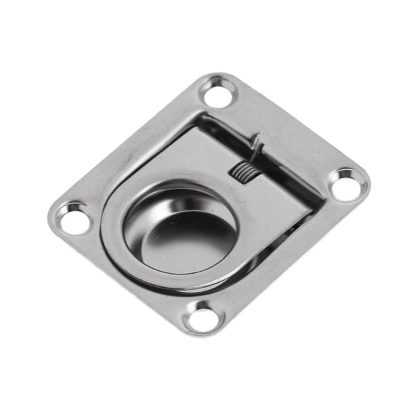 42 x 36mm Stainless Steel Hatch Lift Handle Pull Ring Recessed Fitting Marine Boat RV Sailing - PanasiaMarine.Com