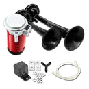 12V Dual Trumpet Horn Loud Powerful Train Sound Dual Car Van Truck Boat Air Horn NR-shipping - PanasiaMarine.Com