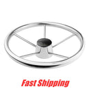 316 Stainless Steel Marine 25 Degree with Knob Alternate steering wheel for Yacht Speedboat boat Hydraulic steering system - PanasiaMarine.Com