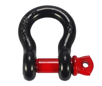 1/2"  15MM 2T 12T-- 5/8" 20MM 3.25T 19.5T U type shackle for winch towing strap hook rigging for sling ATV UTV tow trailer - PanasiaMarine.Com