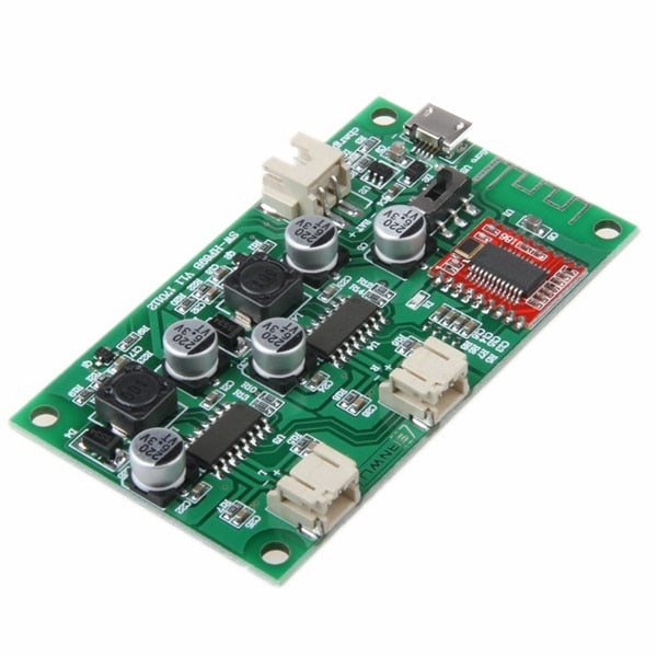 1PC HF69B 6W+6W Dual Channel Stereo bluetooth Speaker Amplifier Board Power Lithium Battery With Power Charging Management - PanasiaMarine.Com