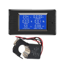 Peacefair Newest AC 6in1 220V 100A Single Phase Digital Panel Ampermeter Volt Watt Kwh Power Factor Meter With Split CT - PanasiaMarine.Com