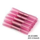 10/20/25/50PCS Heat Shrink Butt Terminals Insulated Electrical Wire Connectors AWG 22-10 Cable Crimping Terminals Connector Kit - PanasiaMarine.Com